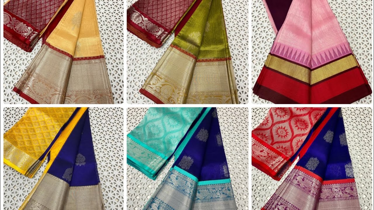 Сари ручной работы MANGALGIRI || Сари MANGALGIRI