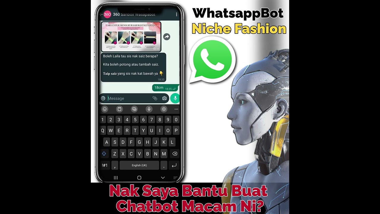 Demo Whatsapp Bot - Niche Fashion (Wasapbot Official API)