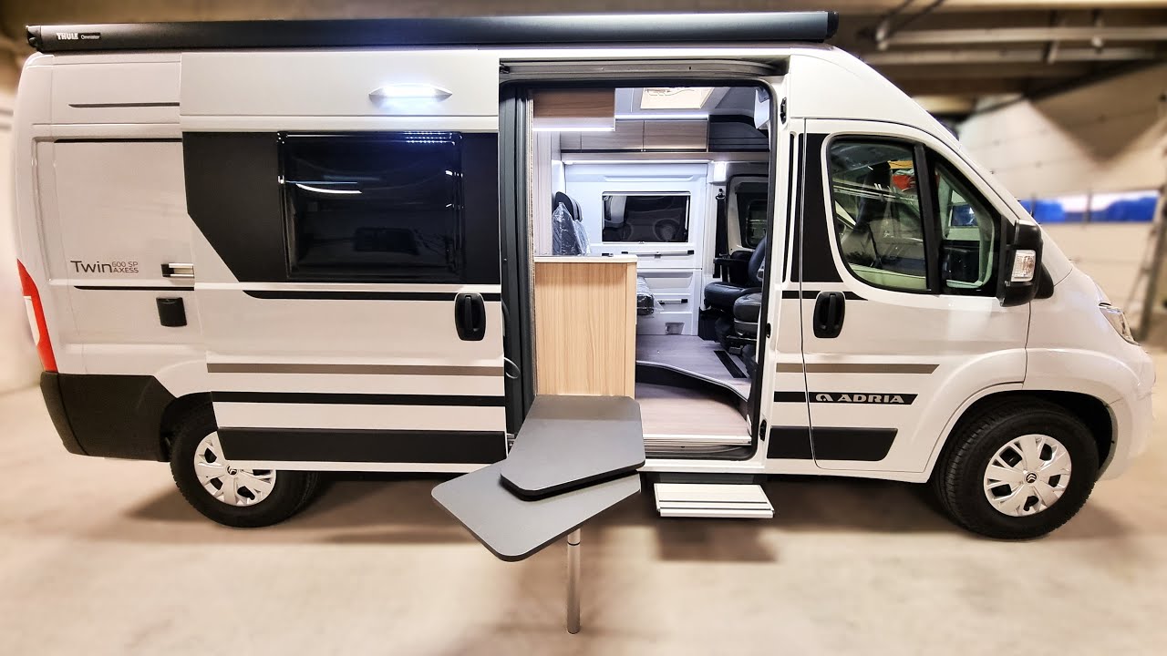 New Smallest 599 cm Luxury Campervan Sleeps 4 - Adria Twin 600 SP Axess
