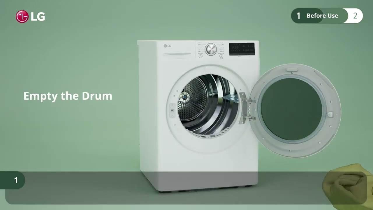 [LG Dryer] How to use the Condenser Care program