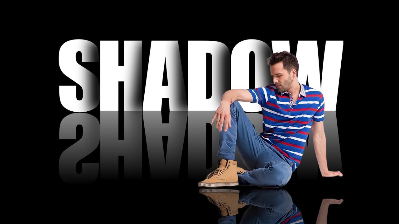 PixelLab Tutorial - How to Create Overlapping Text Effect with reflection | Diko Graphics