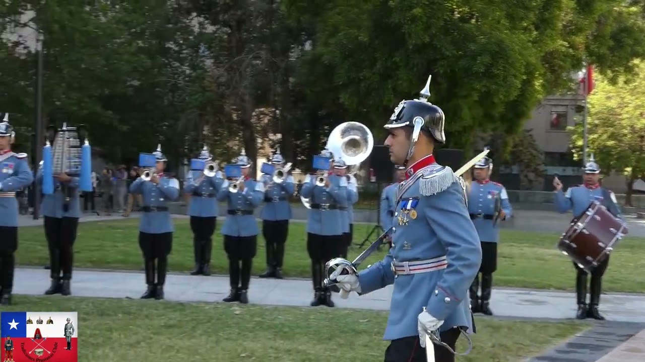 Regimiento Escolta Presidencial N°1 "Granaderos" - Izamiento de la Gran Bandera Diciembre 2022