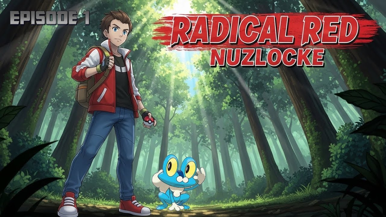 Pokemon Radical Red Nuzlocke ep 1