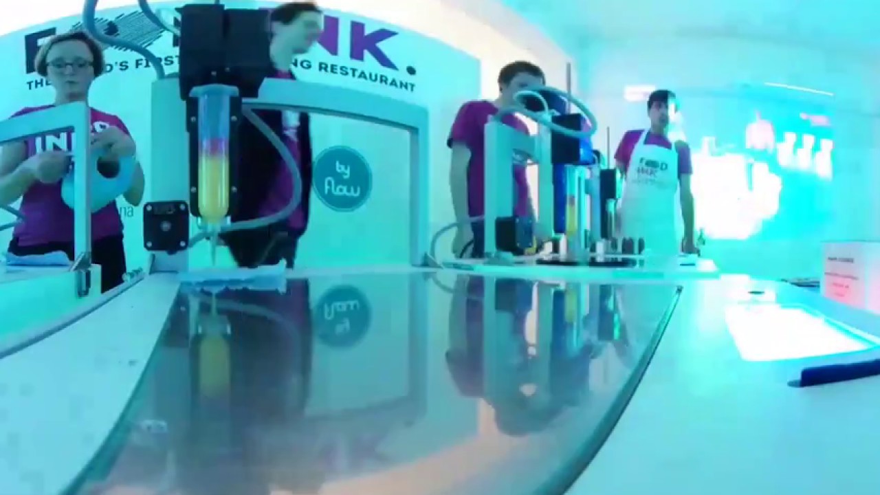 SpheresVR @ Food Ink - The World's First 3D-Printing Restaurant