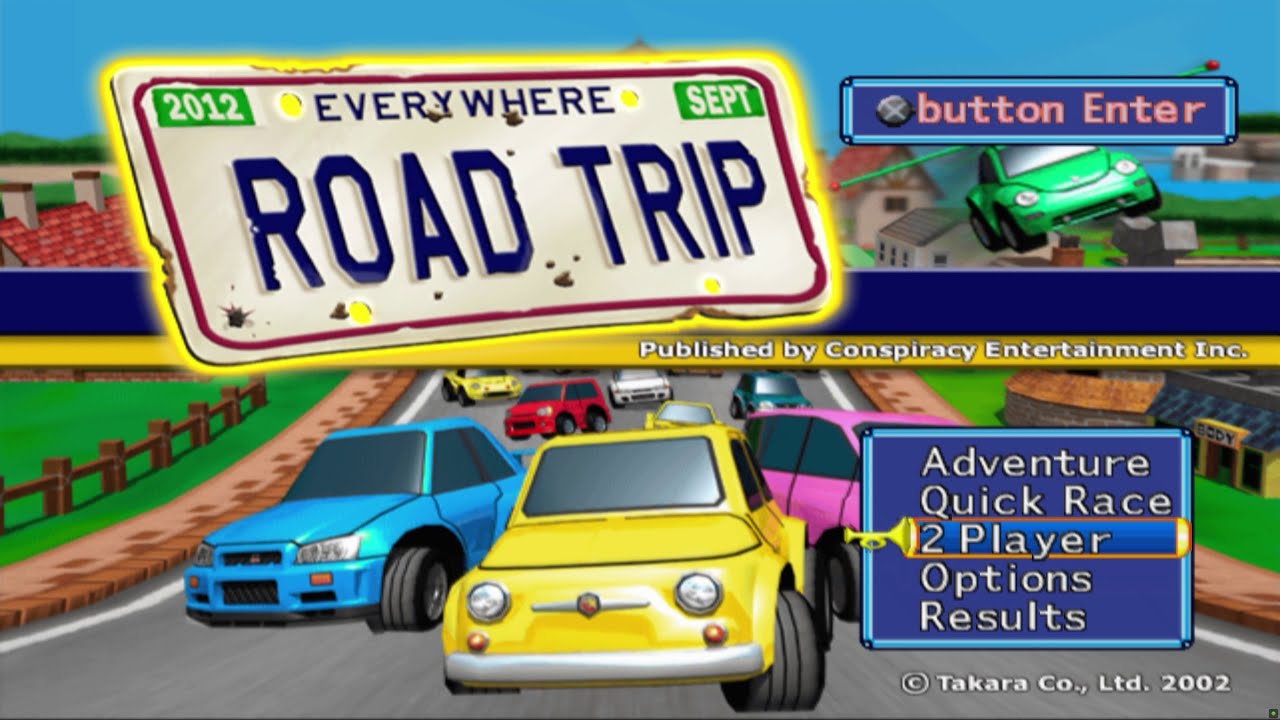 [ ALL STAMPS ] Road Trip Adventure 2 (PAL) 4K Full Walkthrough No Commentary PS2