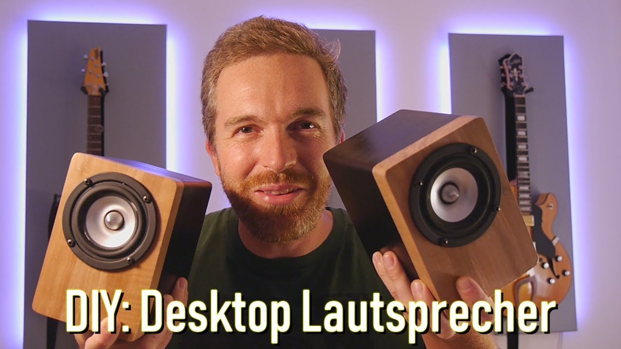 DIY: Desktop-Lautsprecher aus Apfelholz