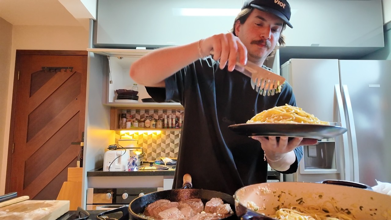 Macarrão alho e óleo de vagabundo