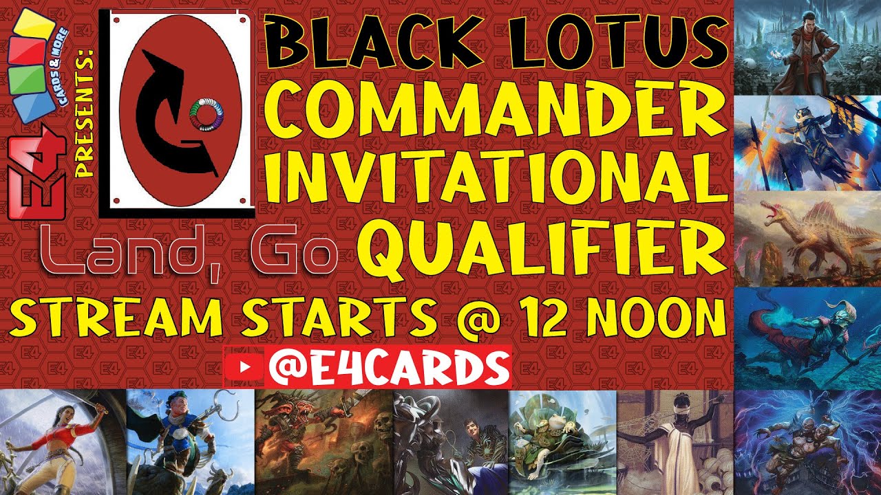🏆 BLACK LOTUS QUALIFIER: Road to Nashville! |Invitiation and Airfare Awarded (E4 Cards LIVE)