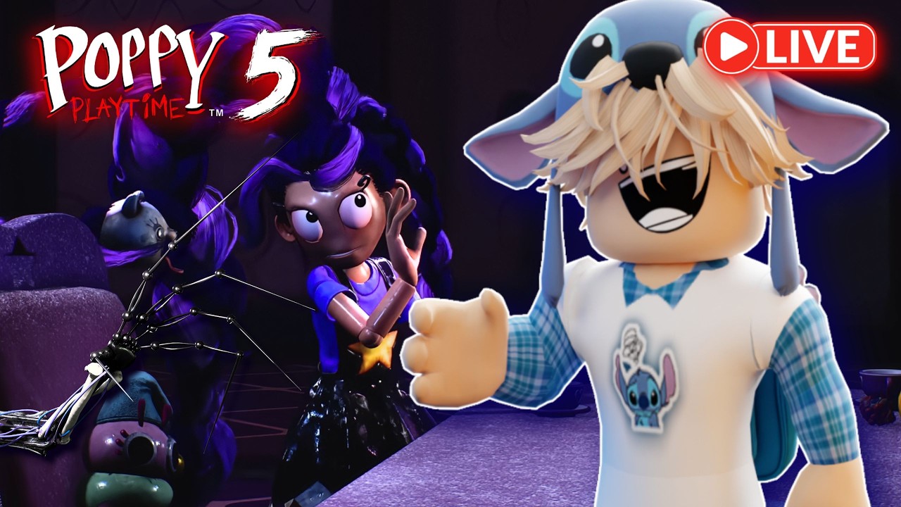 🔴 ZERANDO O CHAPTER 5 DE POPPY PLAYTIME AO VIVO!! | Lew Stitch