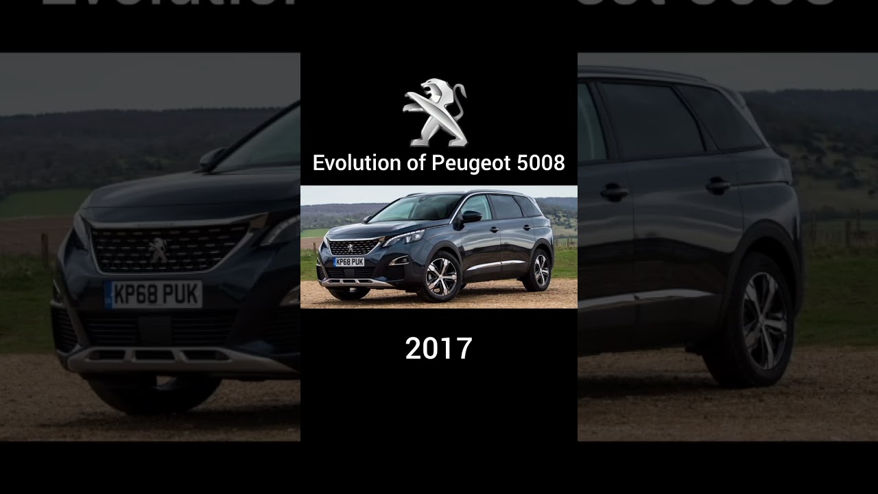 evolution of Peugeot 5008