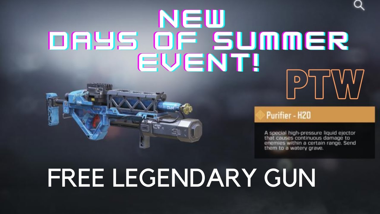 LEGENDARY GUN FOR FREE?! Play To Win Purifier H2o Gameplay!