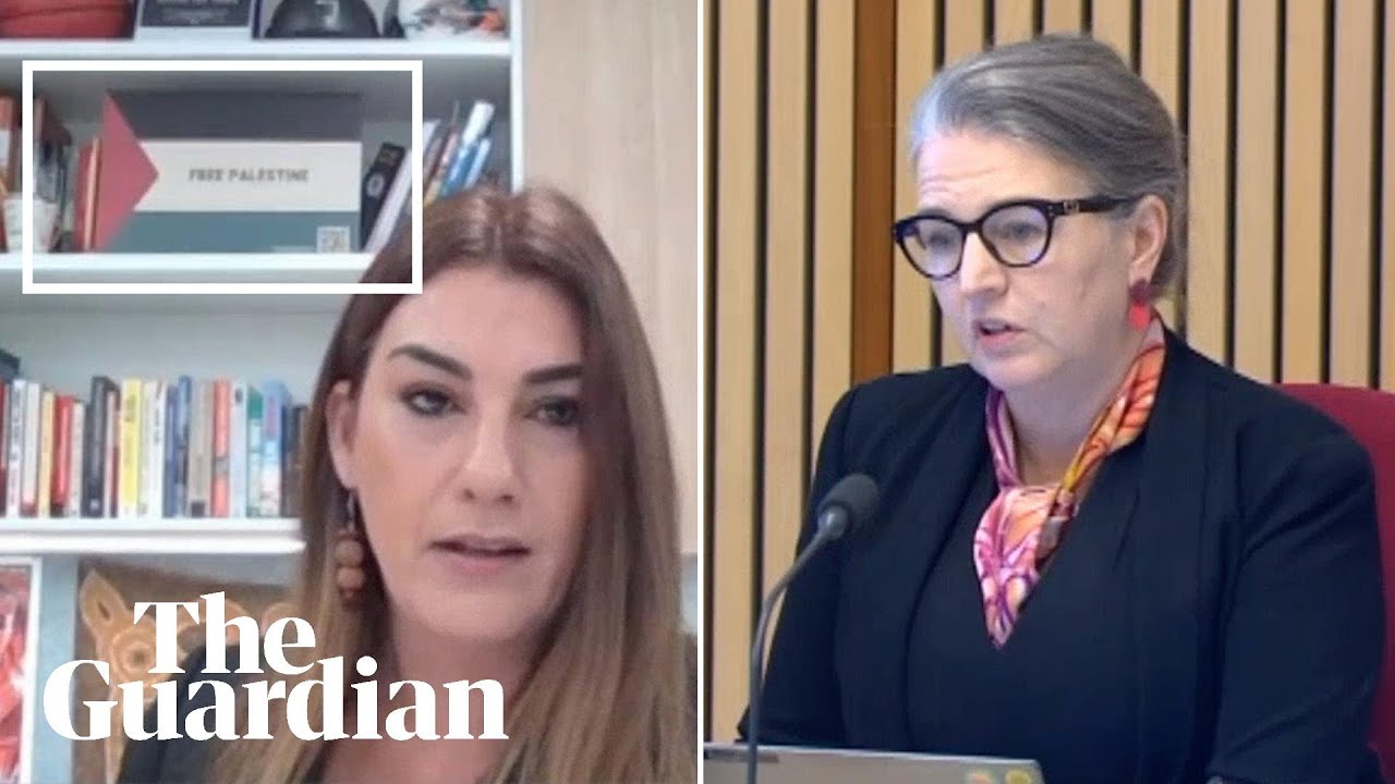 'There's a genocide going on': Lidia Thorpe told to remove 'activist material'