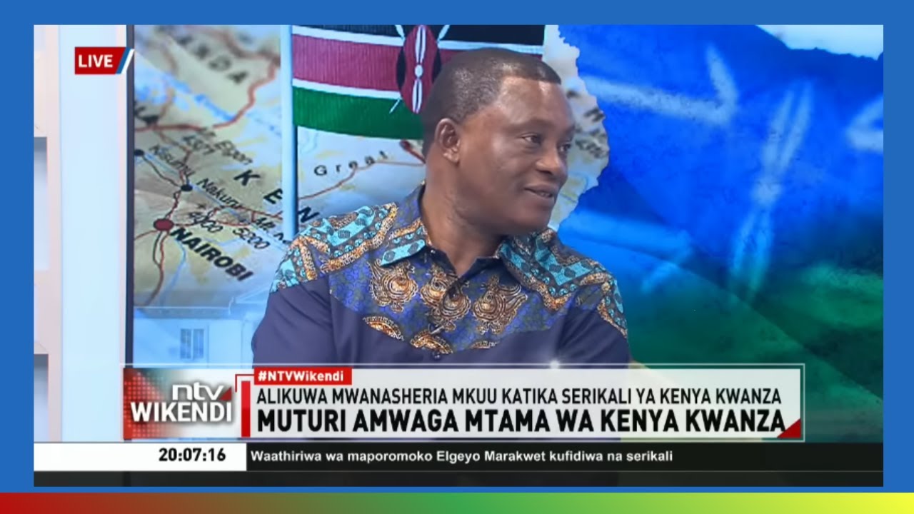 Justin Muturi Amwaga Mtama Wa Kenya Kwanza