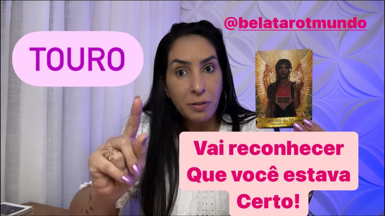 TOURO ♉️ ESSA PESSOA TE PROCURA E ACEITA QUE VOCÊ TINHA RAZÃO!!!