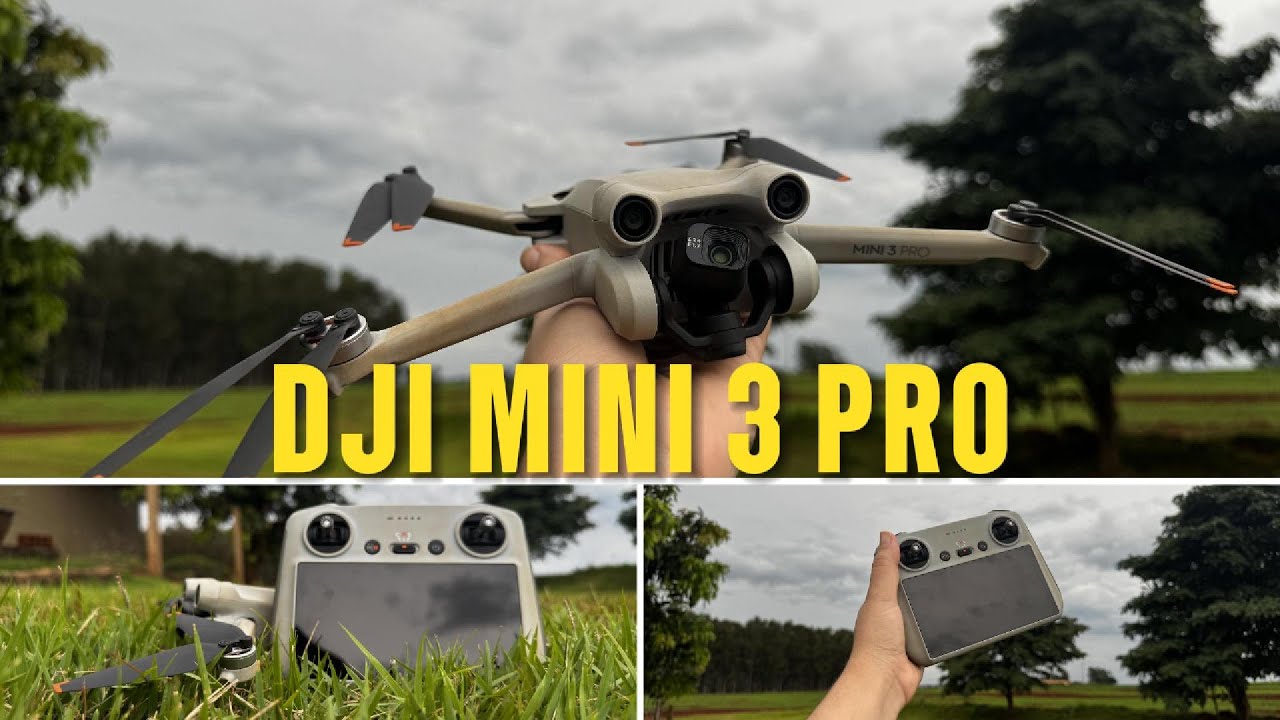 Conhecendo um drone pela primeira vez! DJI MINI 3 PRO