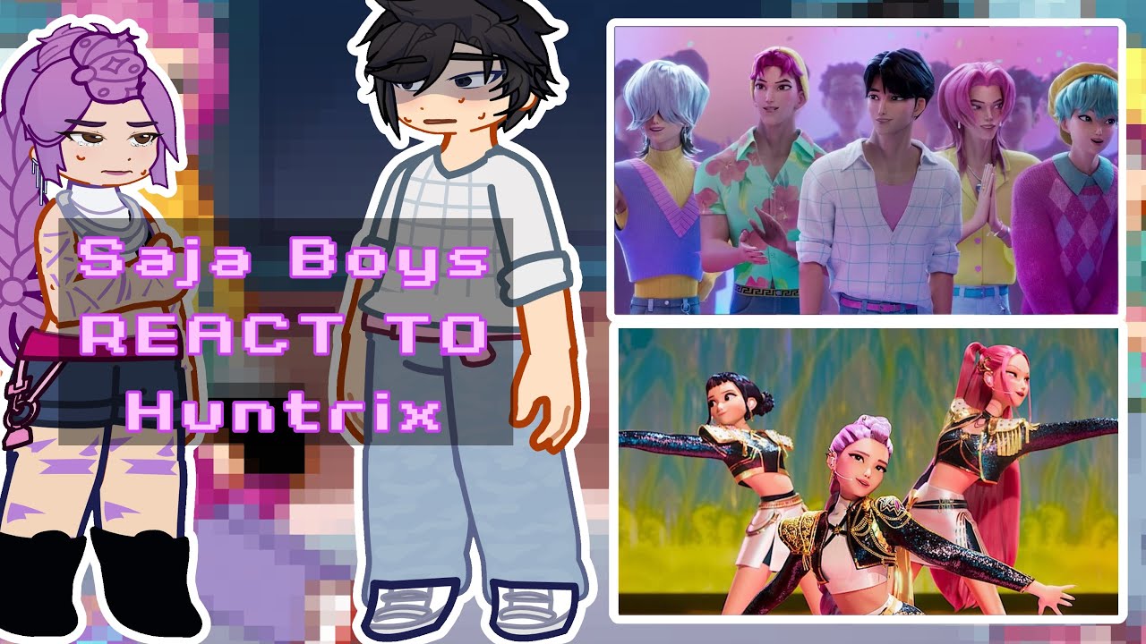 👹|| K-POP DEMON HUNTERS/SAJA BOYS REACT TO HUNTRIX || (2x) ships, angst, fluff