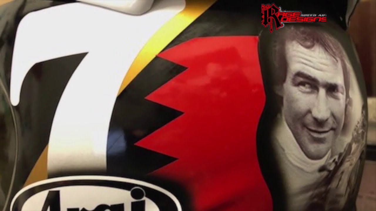 Kevin Wills - Arai - Barry Sheene  by Rage Designs