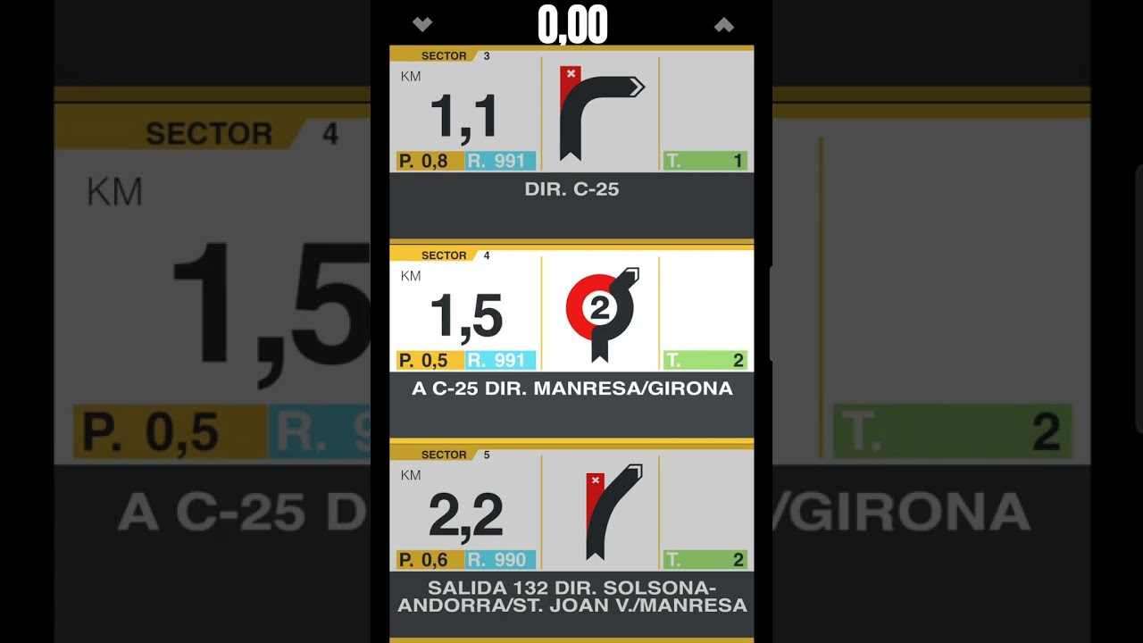 OPCIONES VECTORNOTE ROADBOOK APP