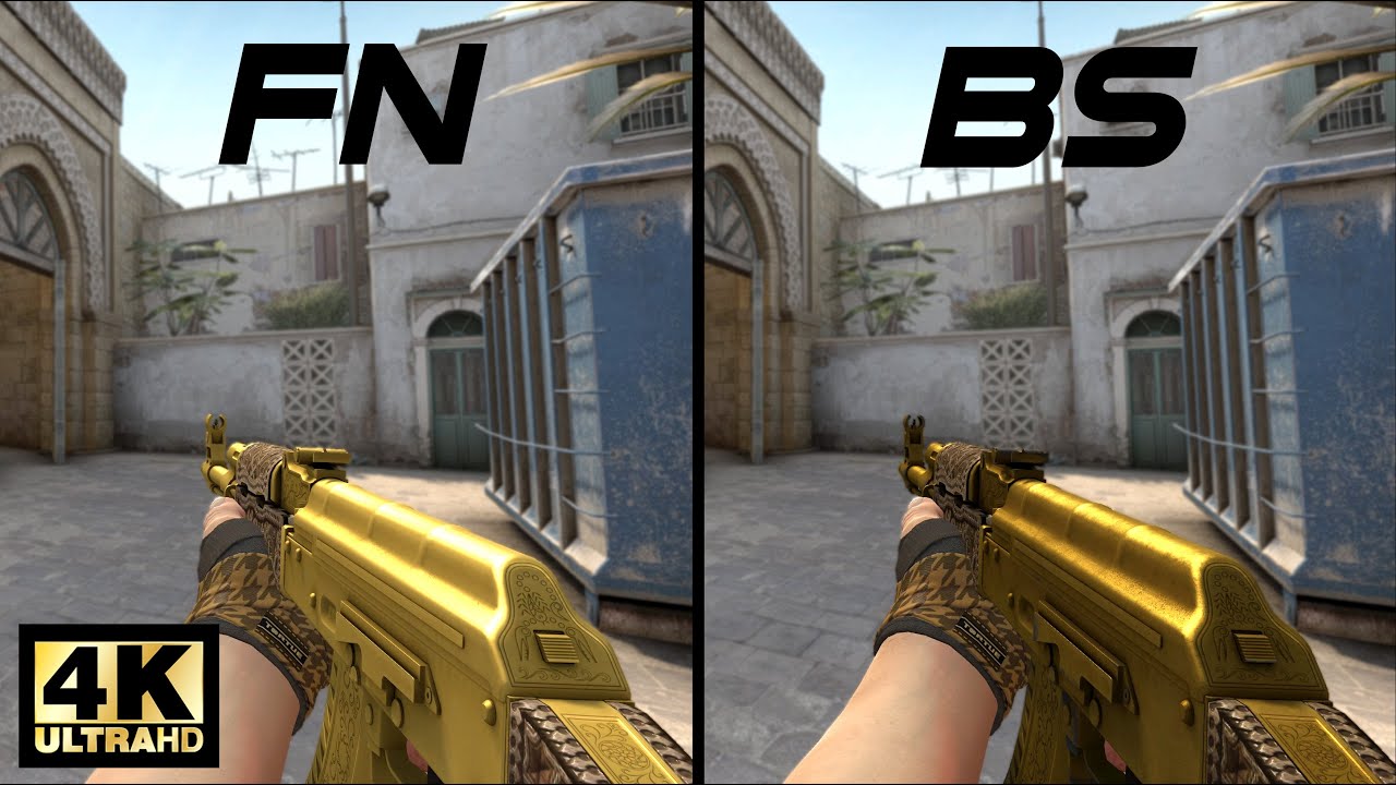 CSGO AK-47 | Gold Arabesque - Skin showcase and gameplay all floats [4K60FPS]