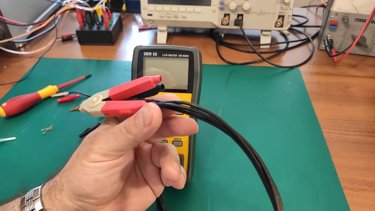 (318#) Sonda cztero-przewodowa z zaciskami Kelvina do LCR DE-5000 ( robimy).