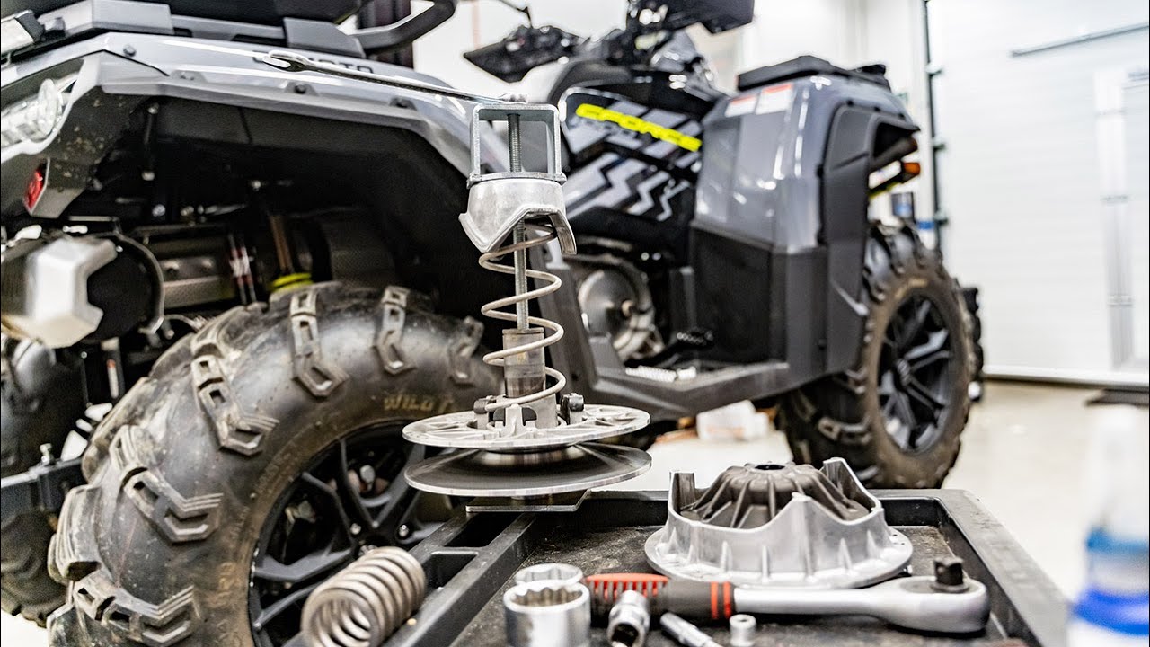 CFMOTO Clutches / Secondary Clutch Spring Installation