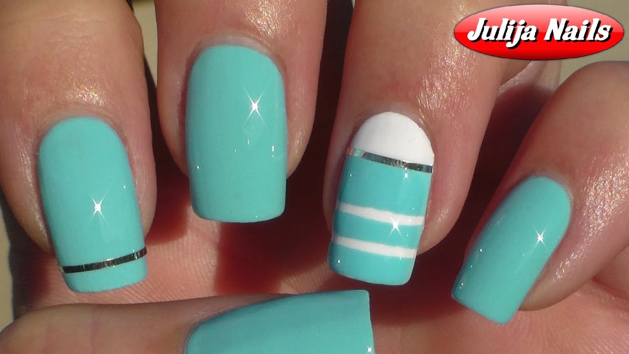 ▶ Bornprettystore / Striping Tape Nail Art / Лента Для Ногтей