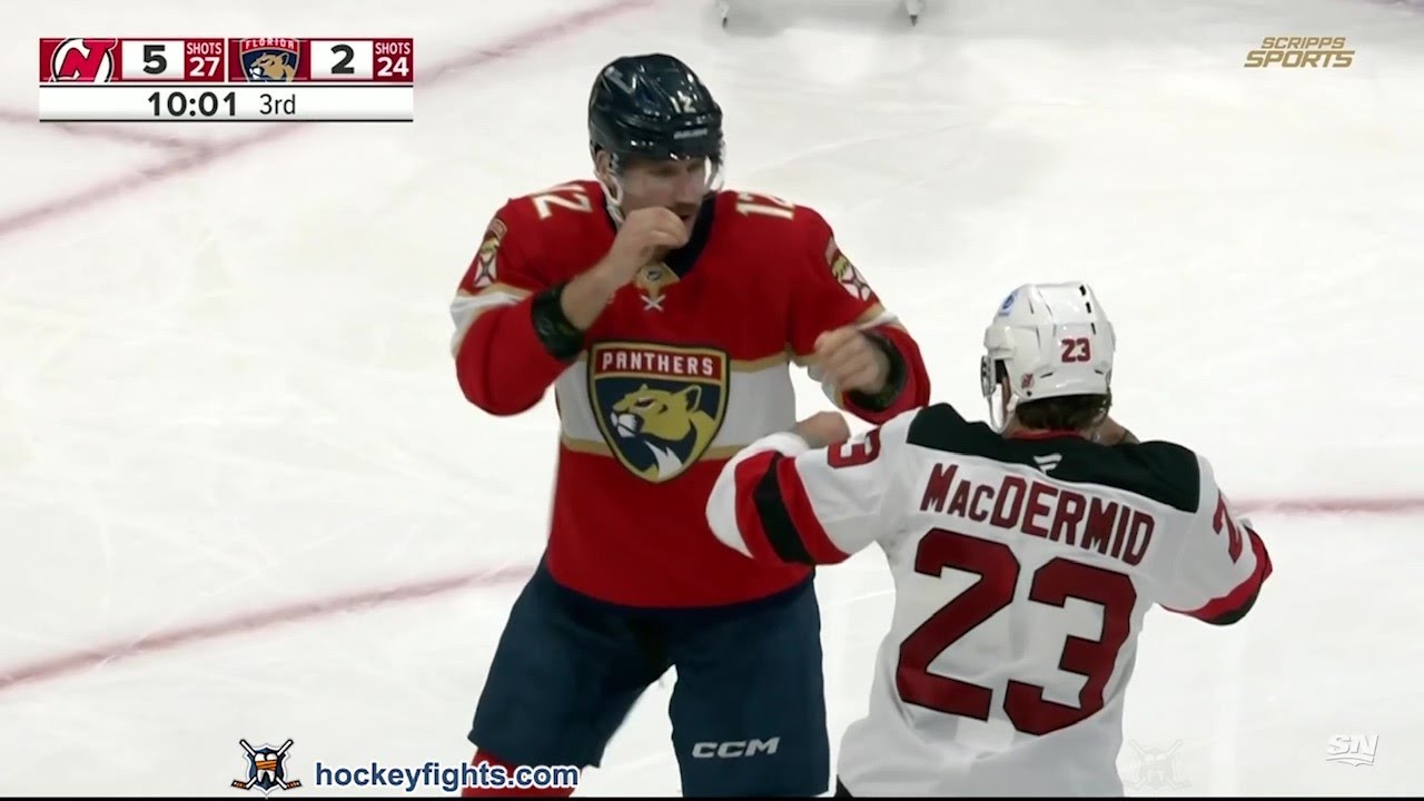 Kurtis MacDermid vs Jonah Gadjovich Nov 14, 2024