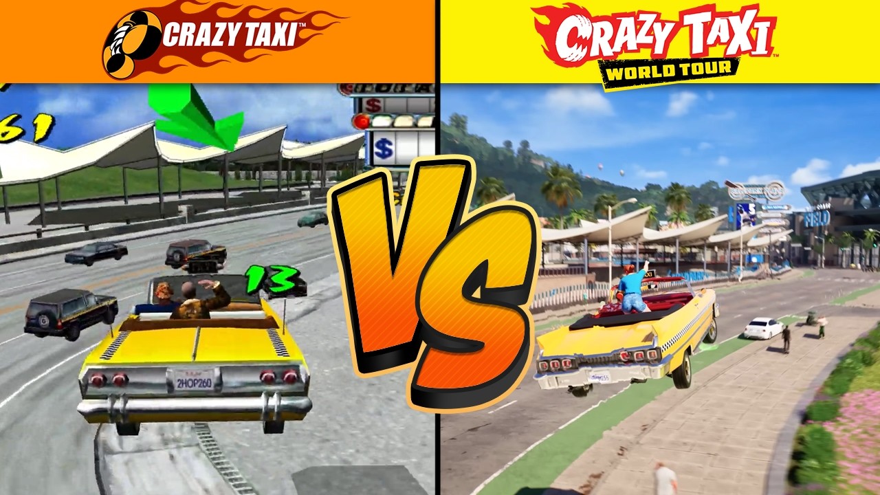 The NEW Crazy Taxi World Tour Looks Fantastic! Graphics Comparison vs Arcade Original