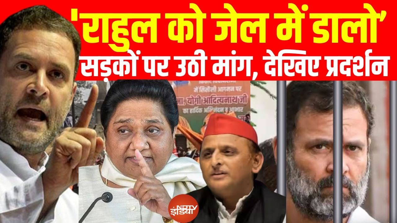 Rahul Gandhi IN jail? LIVE:  राहुल गांधी को जेल में डाल देना चाहिए? |  BJP Protest | Congress