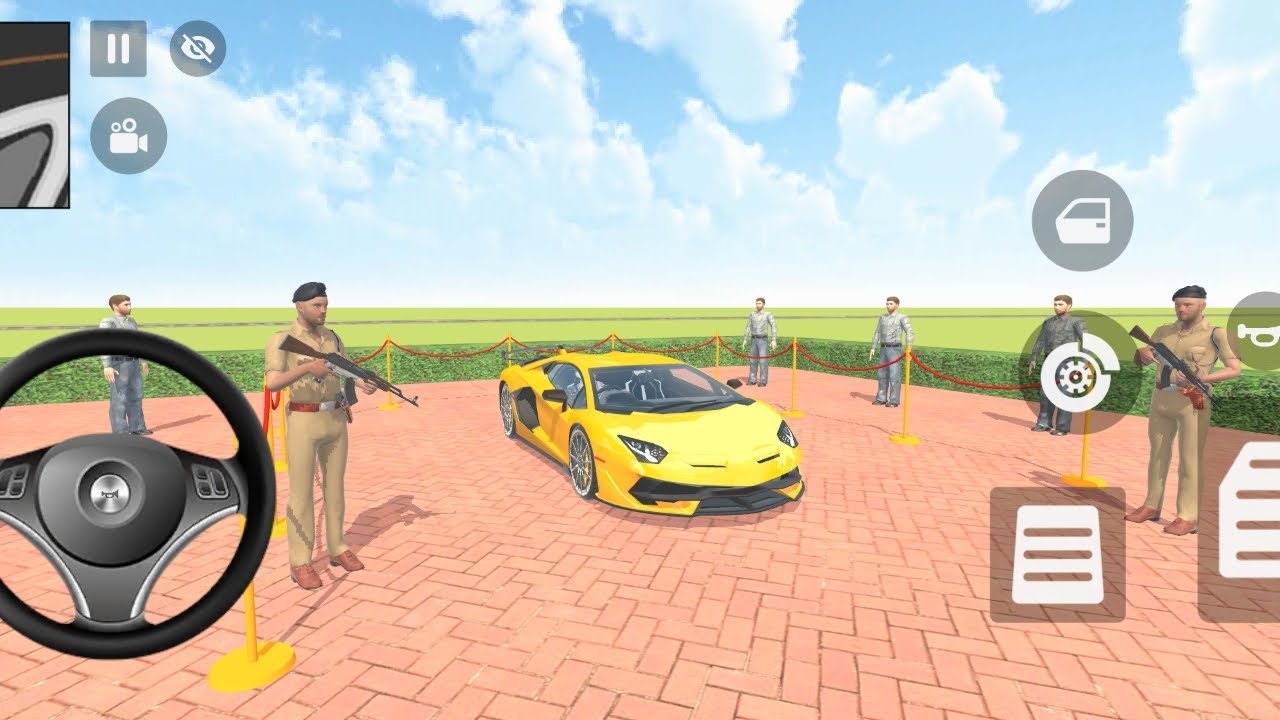 Franklin 💥 ka new car showroom New shinchain ki Kar 🚖 Lamborghini car 🚖
