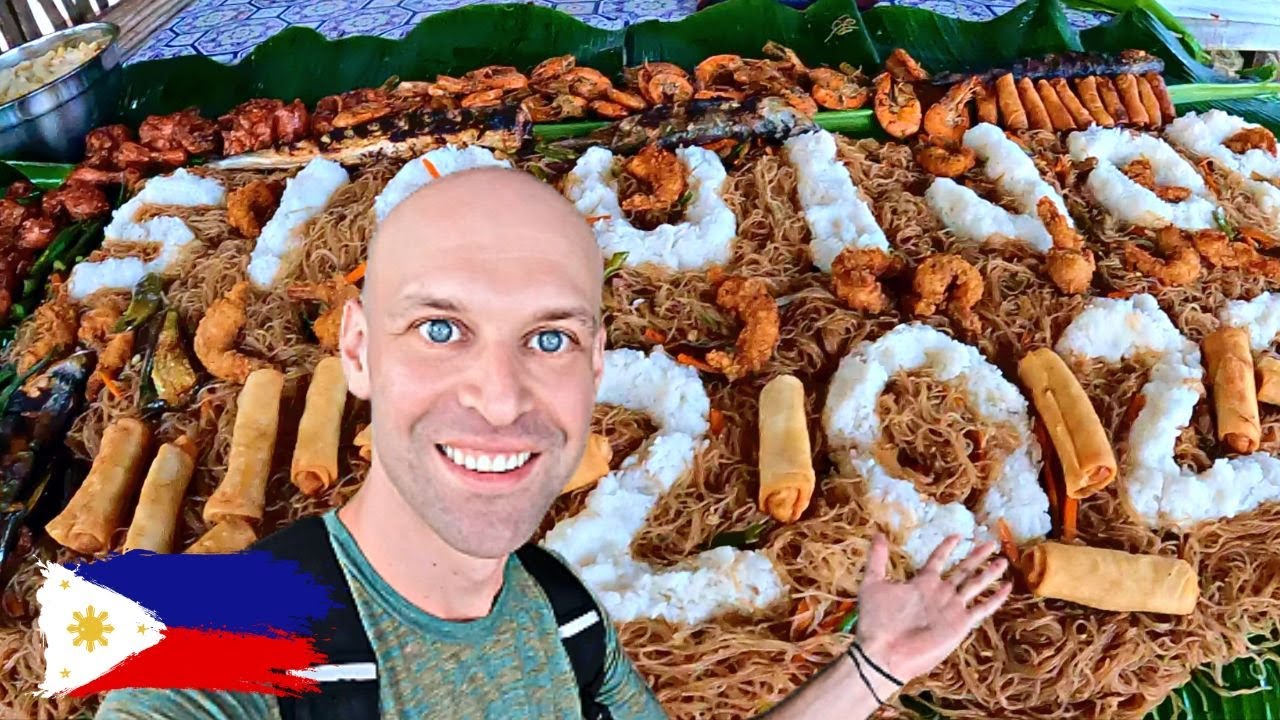 FILIPINO FEAST! 🇵🇭 THIS is a Boodle Fight!