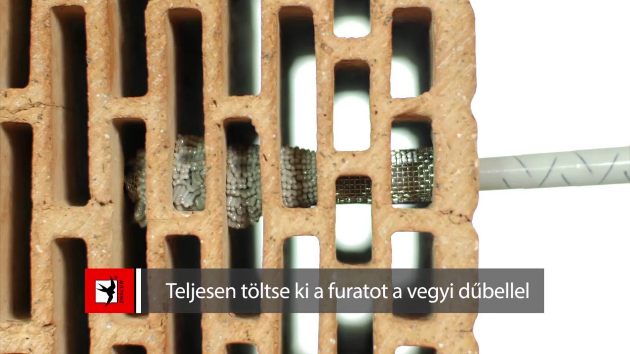 DEN BRAVEN - A VEGYI DŰBEL - RÖGZÍTÉS ÜREGES TÉGLÁBA HU