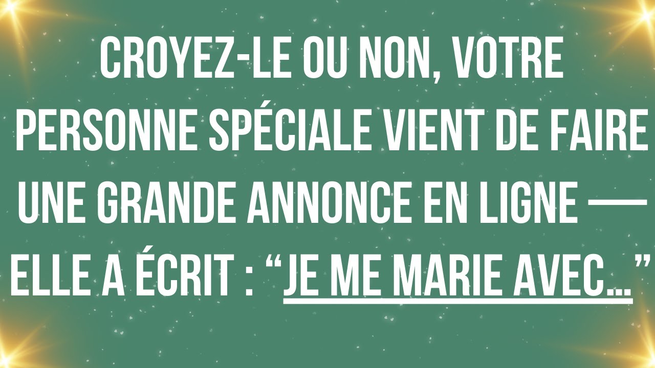 Ils vont se MARIER avec... (R&eacute;v&eacute;l&eacute;) | Message de Dieu pour Aujourd'hui #DieuDit #ParolesDivines