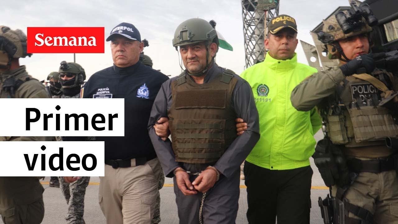 Atención: primer video de la extradición de Otoniel | Videos Semana