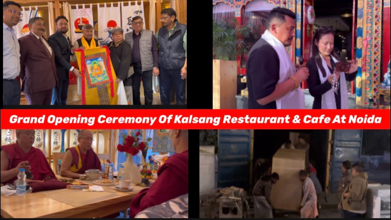The Grand Opening Ceremony Of Kalsang Restaurant & Cafe Noida|| #food #restaurant #tibetanvlogger 