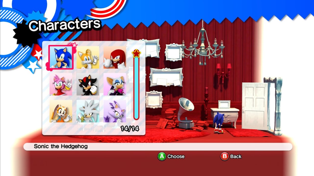 Sonic Generations - All Characters