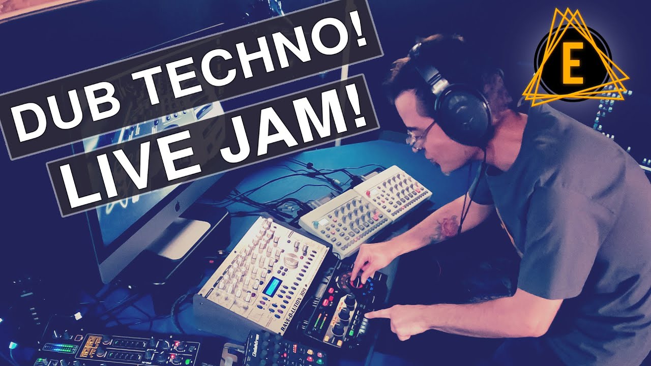 Dub Techno with 4 Elektron boxes and a Quasimidi Rave-O-Lution!