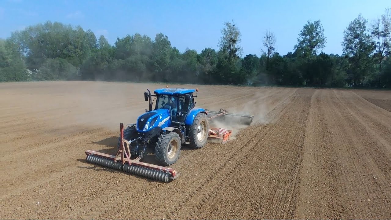 Hersage 2018 en Vendée / New holland et Kuhn + Fails