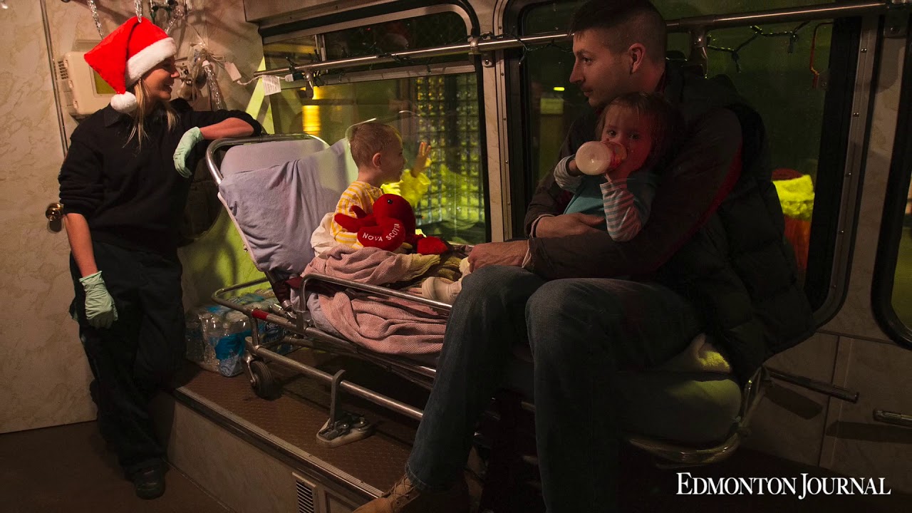 A festive, photographic Christmas card from the Edmonton Journal