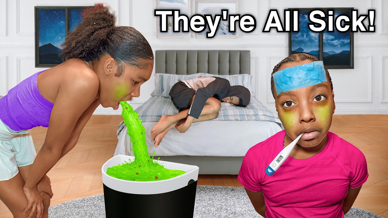 KIDS ARE ALL THROWING UP!! *Very Sick* 🤮
