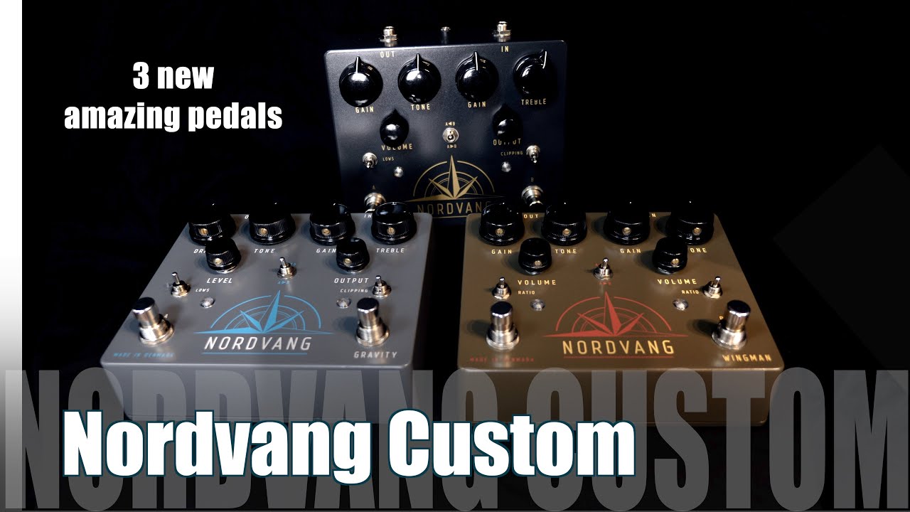 3 New Nordvang Custom Pedals / Simon Gotthelf