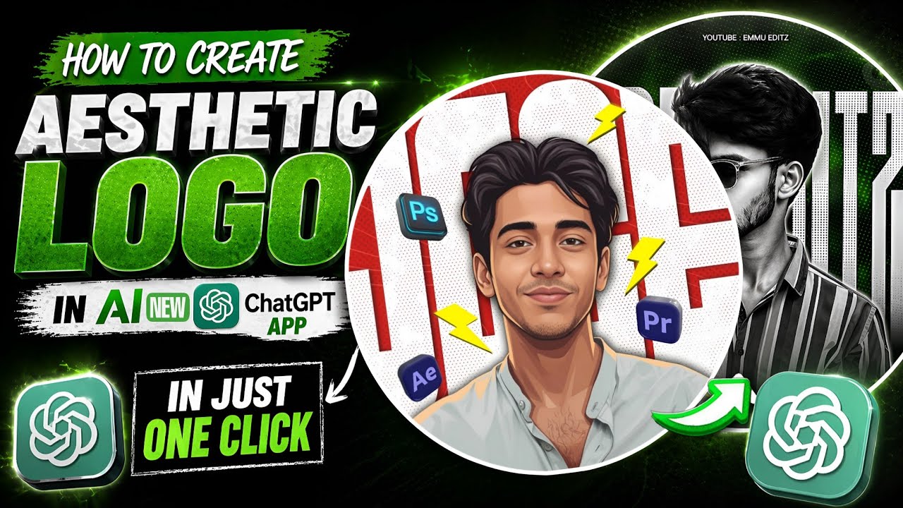 How to Make a Viral Aesthetic Logo in 2025 | New Instagram Aesthetic Logo Editing | Ai Logo Edit