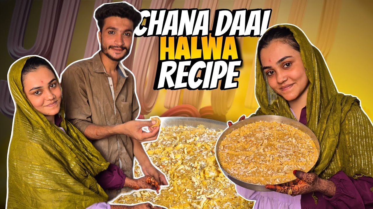 Chana Daaal Halwa Recipe 😋🤤 || Hum Gaye Ice Cream Khane 😋 || Mushab Vlog 