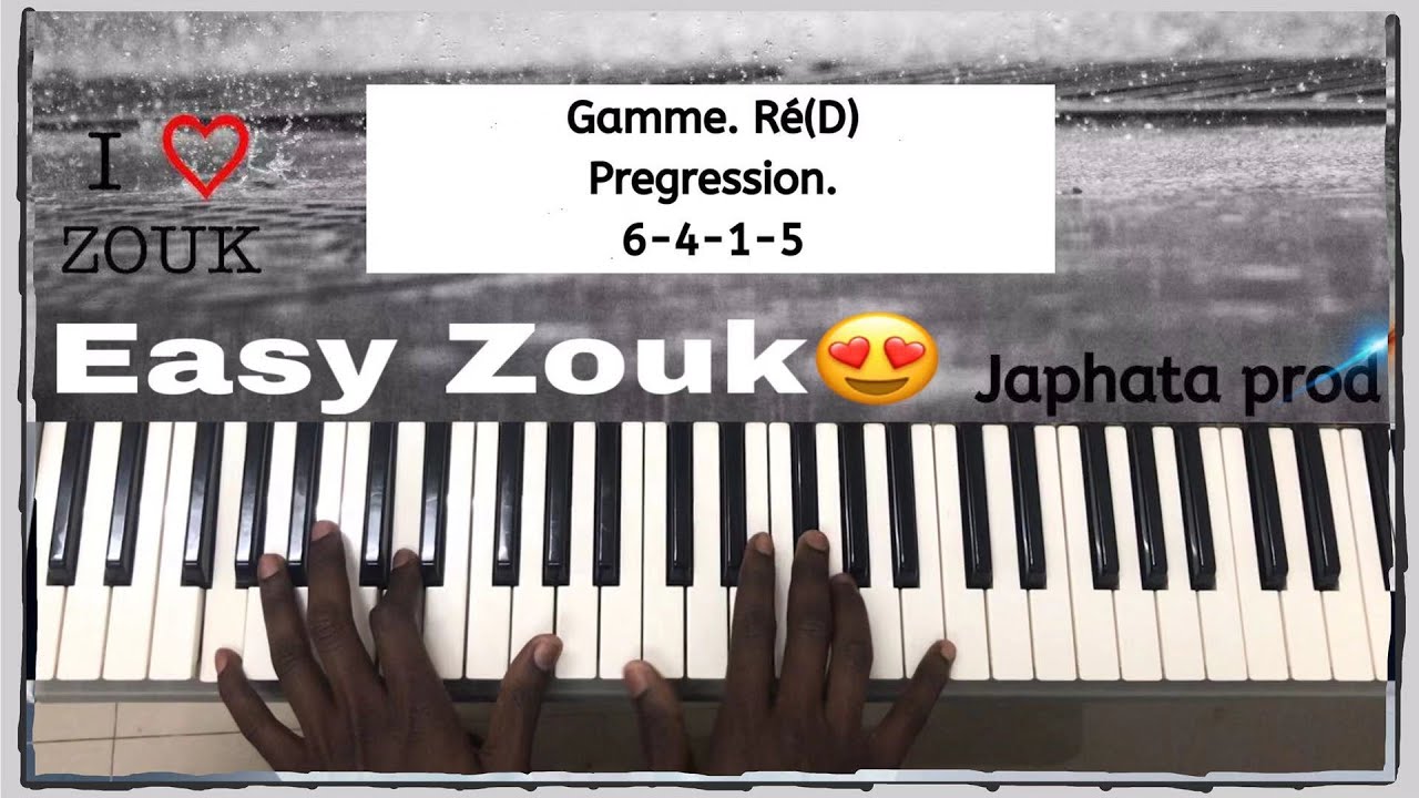Zouk congolaise Seben 2020 Au Piano Turoriel #1 ...