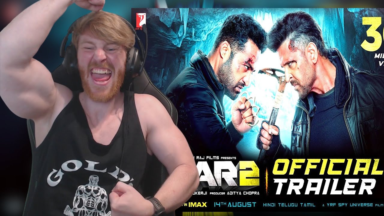 WAR 2 | Official Trailer | Hrithik Roshan | NTR | Kiara Advani • Reaction By Foreigner