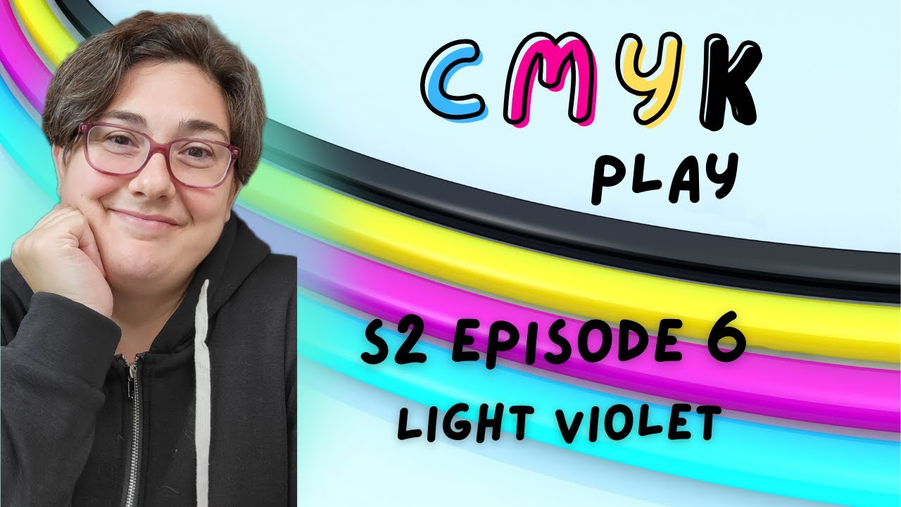 CMYK Play Season 2 Episode 6 - Light Violet - color mixing/ kettle dyed yarn