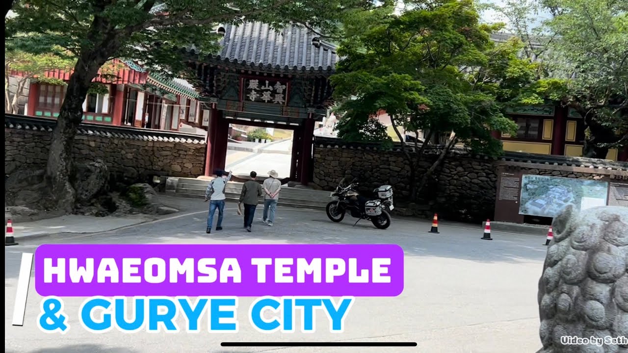 Buddhist Temple and Jirisan sightings at Gurye, South Korea