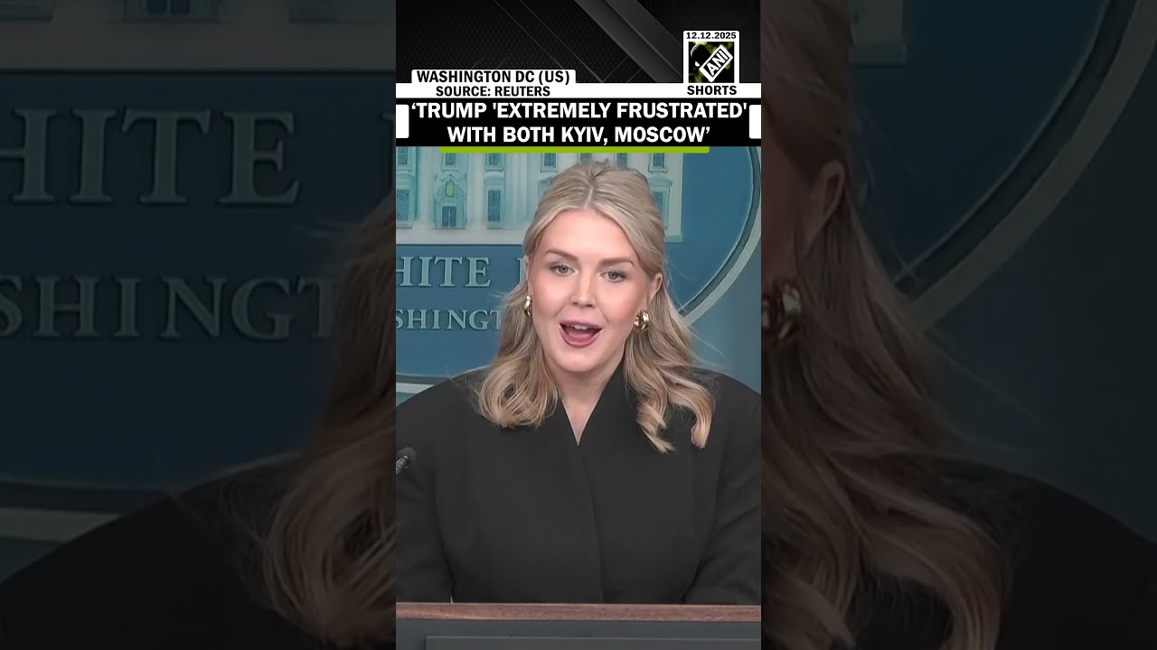 &lsquo;Trump 'extremely frustrated' with both Kyiv, Moscow&rsquo;: White House