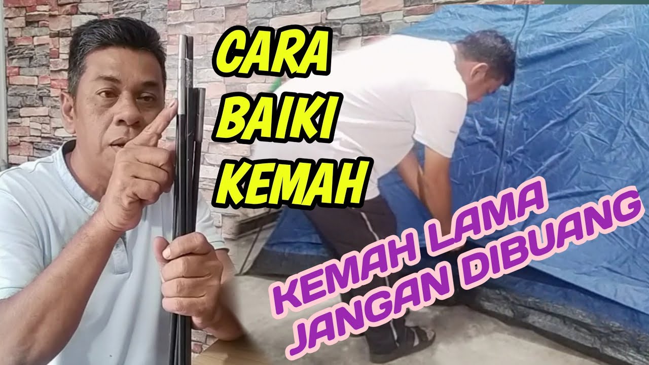 CARA BAIKI  TENT FRAME ( KEMAH )  #kemah #camping #tent