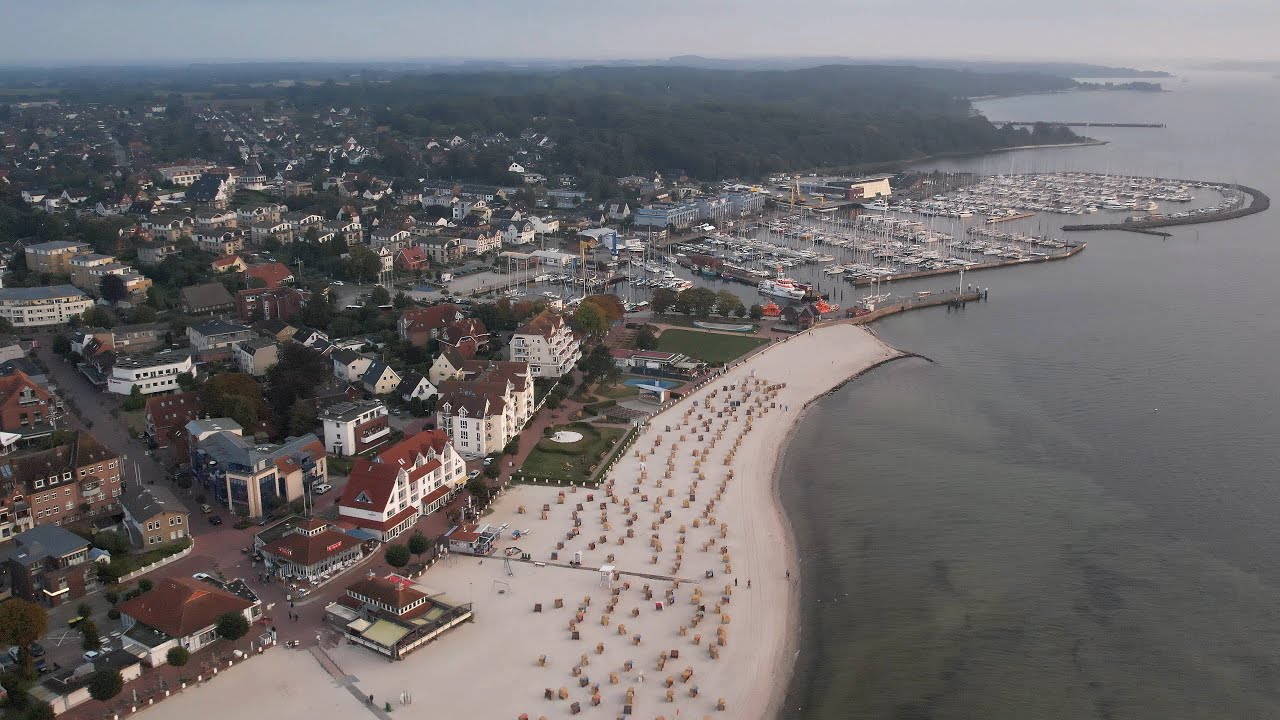 Ostsee Laboe 2024 Teil 3, Sonnenuntergang. Drohne DJI AIR 2S mit C1 Label. GoPro 10/60 drone - shots